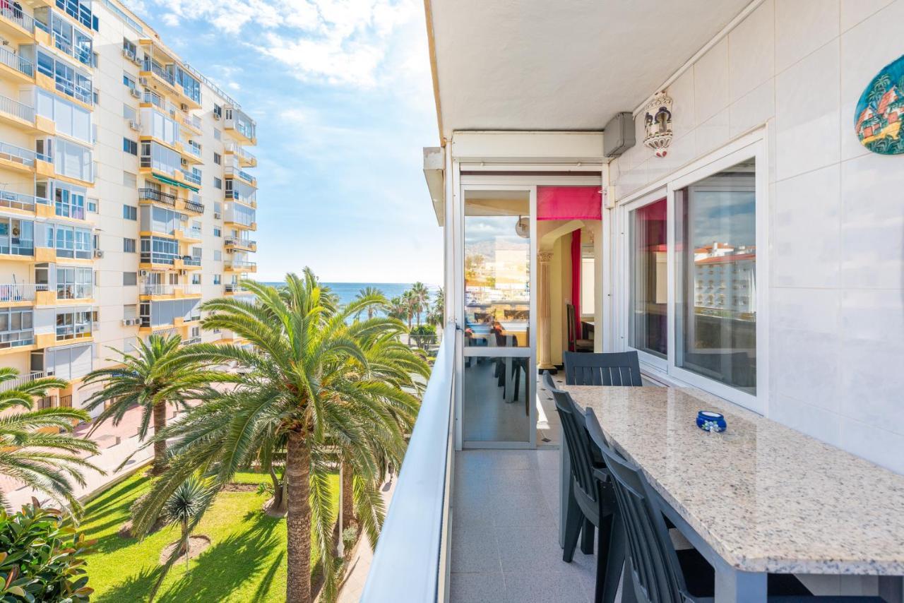 50 Mts Beach With Sea Views Pool Альгарробо-Коста Экстерьер фото